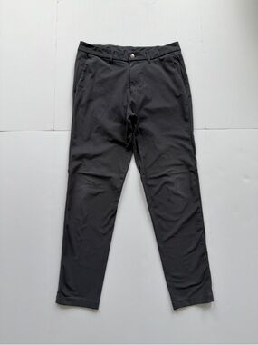 lululemon athletica Men's Black Chino-Style Stretch Pants